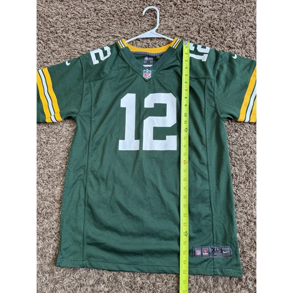 Green Bay Packers Aaron Rodgers #12 NFL Nike On Field Jersey Youth XL 18-20